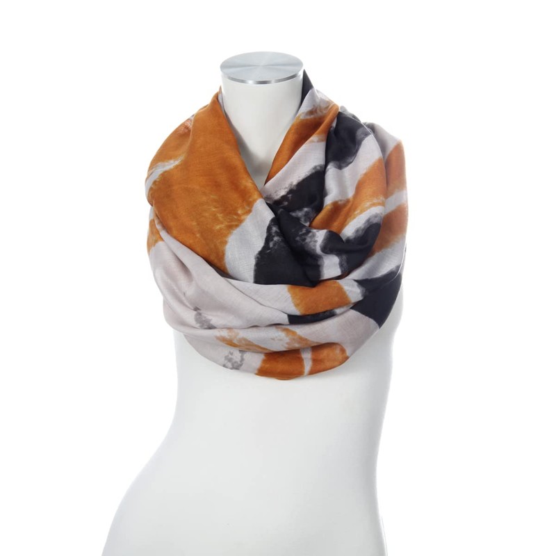 Majea 880020 Women's Loop Scarf, Orange 29