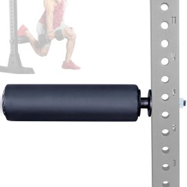 Single Leg Squat Roller Squat Rack Power Rack Attachments Bulgarian Split Squat Workout Equipment Home Gym AccessoriesColor: Black, Size: For 18mm hole