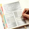 3 Pack Metal Journaling Stainless Steel Templates for Bullet Journal,