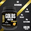 Aminoácidos Bcaas Glutamina Golds Protein 1kg Polvo 50serv