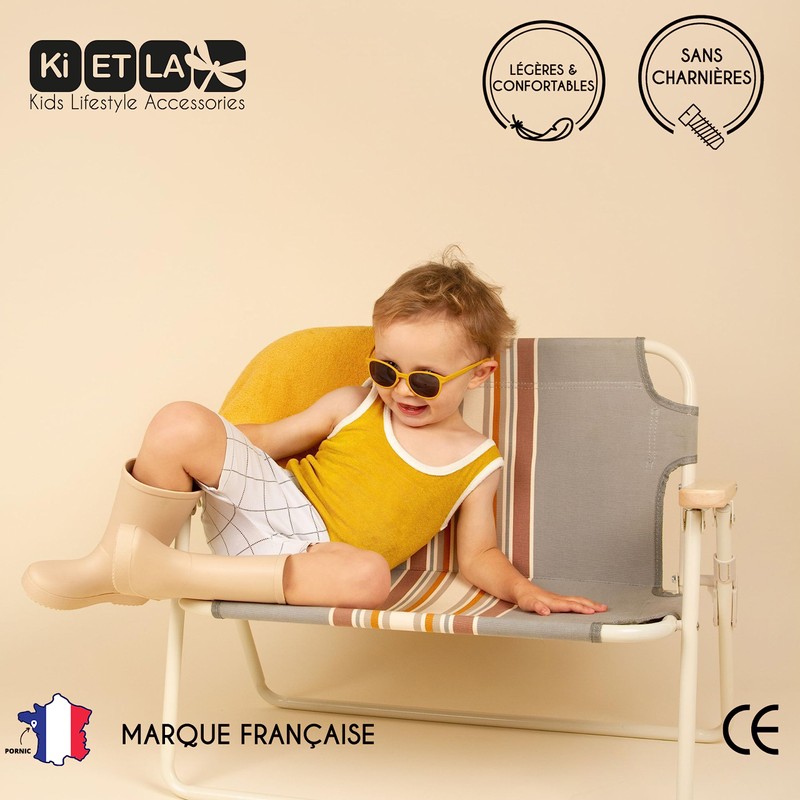 Ki ET LA Unisex Children's Sunglasses, Terracotta, Unit size