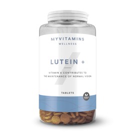 Myvitamins Lutein+ Tablets – 10 mg Lutein & Bilberry Extract, Vitamin A, Zinc & Riboflavin – 30 Capsules -Unflavoured – Supports Normal Vision, Reduces Eye Fatigue & Protects Cells