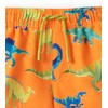 Hatley Kids Boys Swim Board Shorts, Colourblock Dino, 2 Years