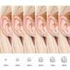 6 Pairs Surgical Stainless Steel Screw back Stud Earrings, 18K
