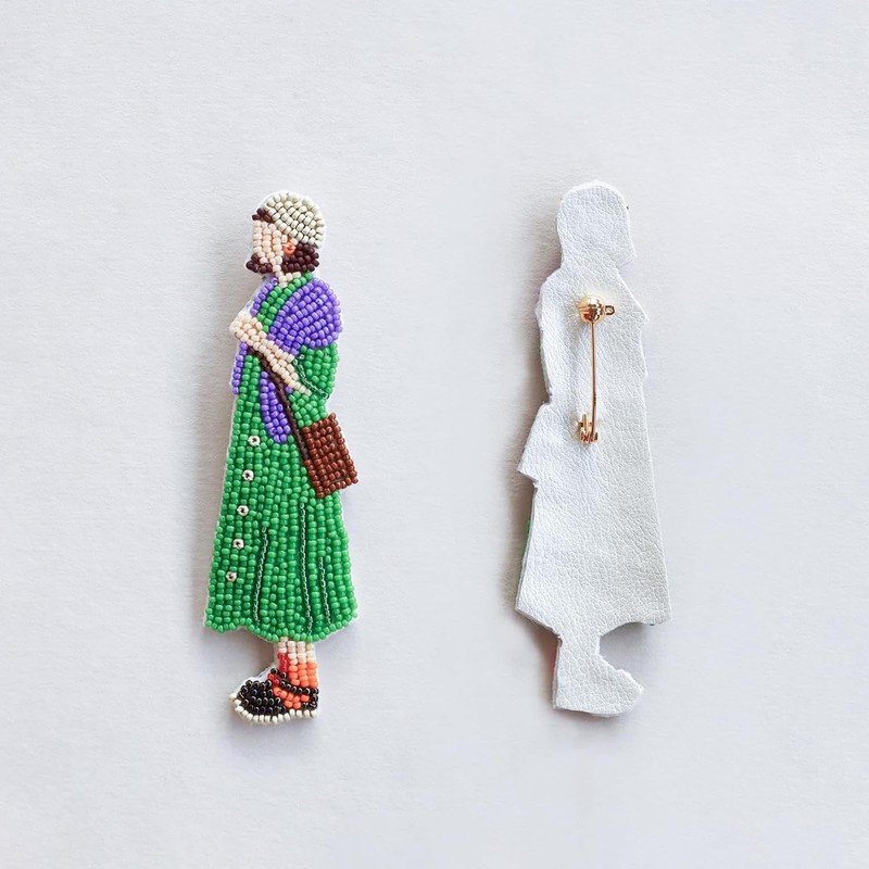MIYUKI Museum Out Brooch Kit