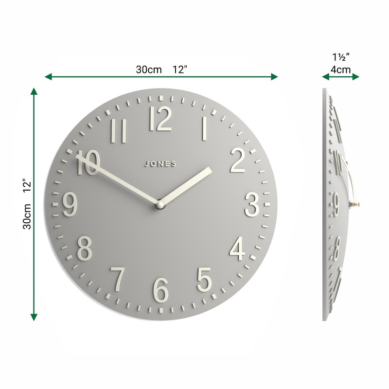 Jones Clocks® Chilli wall clock | Modern convex clock |