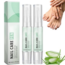 Dual Nail Pen Pack for Toenail Maintenance - Enhance Nail Appearance - Quick Fix for Toenail Concerns - 2PCS Nail Pen Set
