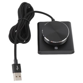 USB Volume Control, PC External Media Adjustment Controller with 1 Key Mute Function, PC Computer Speaker, Volume Control, Rotation Volume Adjustment