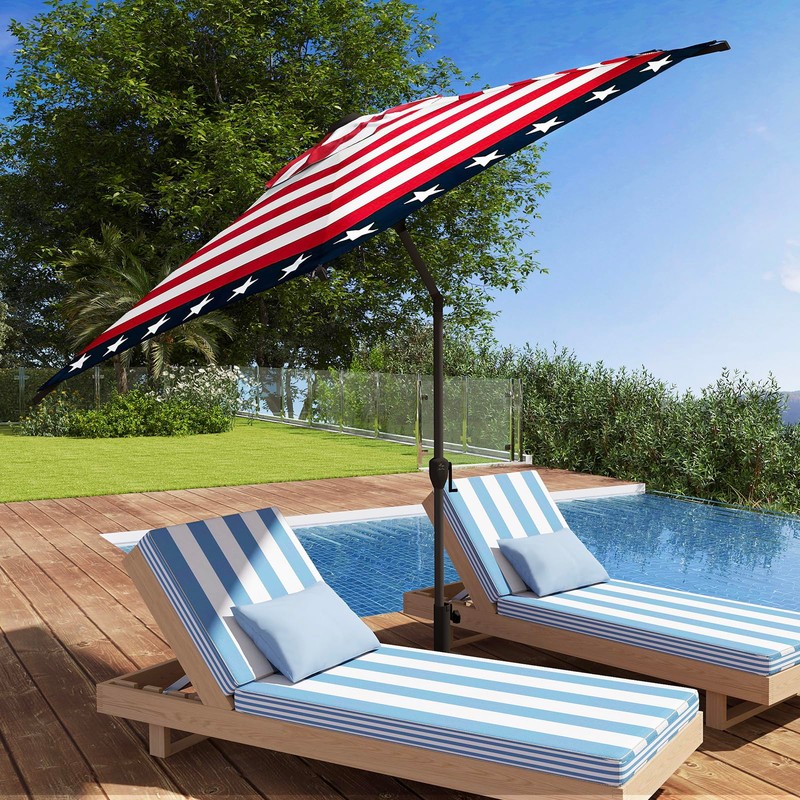 Abba Patio 9FT Lyon Outdoor Patio Umbrella Outdoor Table Umbrella
