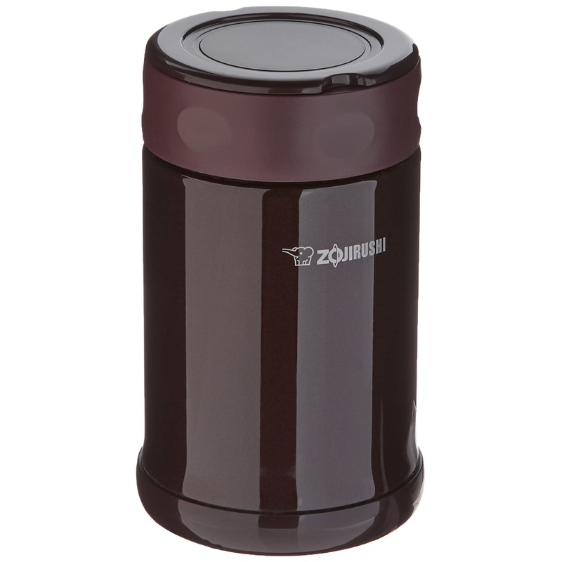 Zojirushi Stainless Steel Food Jar, Medium, Dark Brown