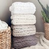 INNDUN Chunky Knit Blanket 48"x72" Handwoven Interior Decoration for Large