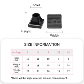 SooGree High Heel Cap Protectors & Heel Repair Caps Covers (10 Pairs Square Type) for High Heel Shoes Women,Anti-Slip and Protecting from Bricks & Cracks