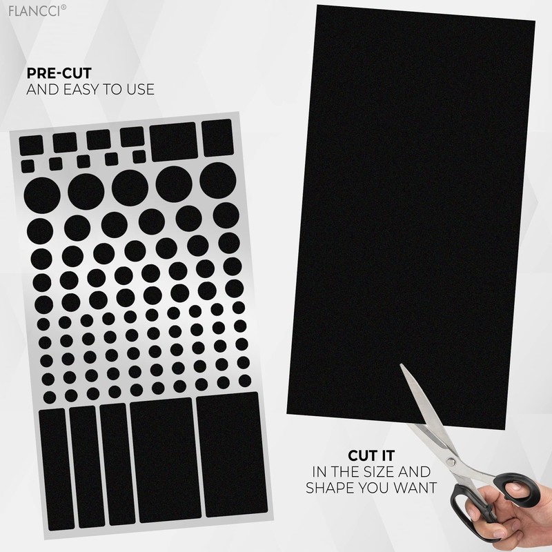 FLANCCI LED Light Blocking Stickers, Light Dimming Stickers, (2 Sheets)