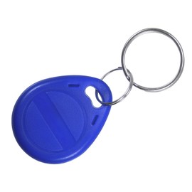 MECCANIXITY ID Card Key Fobs RFID Proximity 125KHz Rewritable Copyable Token Tag for Door Entry Access Control System Blue Pack of 5