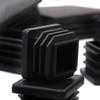 100 Pack 1 Inch Square Plastic Plug, tubing end Cap,