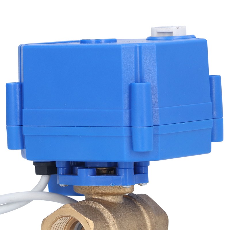 Electric Ball Valve BSP Brass Motorized Mini DN15 1/2in DC12V