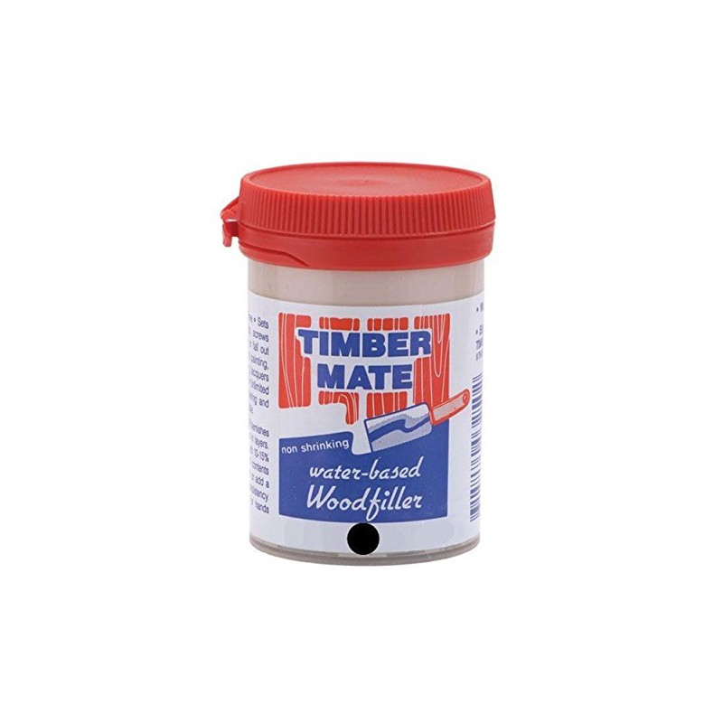 Timbermate Rustic Ebony Hardwood Wood Filler 8oz Jar