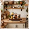 Sliner Wood Risers for Decor Display, Bathroom Counter Sink Decoration,