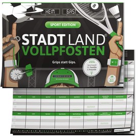 DENKRIESEN - Stadt Land Vollpfosten® Sport Edition 'Grips instead of Plaster' City Country River Play Pad