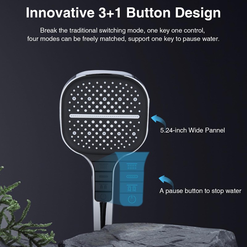 Luxury 13 Inch Rain Shower System，High Pressure Shower Heads with