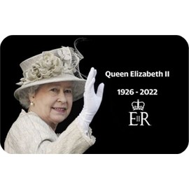 HM Queen Elizabeth II 1926-2022 Royal Rectangle Fridge Magnet Fantastic Souvenir, Multicolor, Rectangle = 7.5cm x 5cm