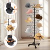 uyoyous 7-Tier Rotating Hat Rack, Freestanding Hat Display Stand with