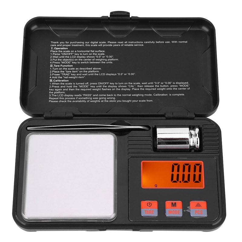 200g 0.01g High Accuracy Portable LCD Display Mini Electronic Digital