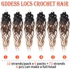 Faux Locs Crochet Hair For Women Soft Locs 18 Inch