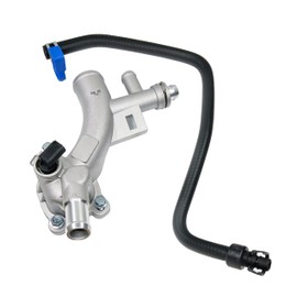 Engine Coolant Housing Water Outlet with Hose Compatible with Chevy Cruze Sonic Trax Buick Encore 1.4L，Replaces 25193922 13251447 55565334 902-846