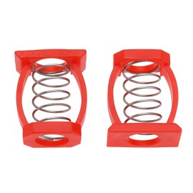 LT Easiyl 2PCS C Buckle Springs Bicycle Hinge Clip Bicycle Limit Hinge Clamp Compatible with Brompton Folding Bike Red C Shaped Clip Bike Accessories