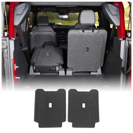 Mabett Back Seat Cover Backrest Protector for Ford Bronco Accessories 2021 2022 2023 2024 2025 2-Door, Rear Seat Mats Dog Seat Liner