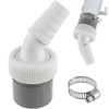 Washing Machine Drain Adapter, Drain 40 mm Pipe with Hose