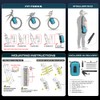 6L Bike Quick Release Bike Front Fork Bag Waterproof Cycle