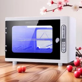 Sterilizer For Nail Tools, 12L Large Capacity Sterilizing Cabinet Sterilizer Beauty Salon Nail Salon Barber Store Tool Sterilizer Desktop Household Tableware Cutlery Towel Sterilizing Cabinet