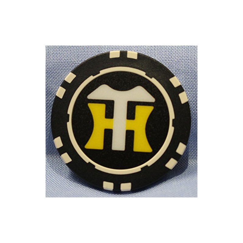 Golf Marker, Hanshin Tigers Tip Marker, Green, Casino Chip, Round
