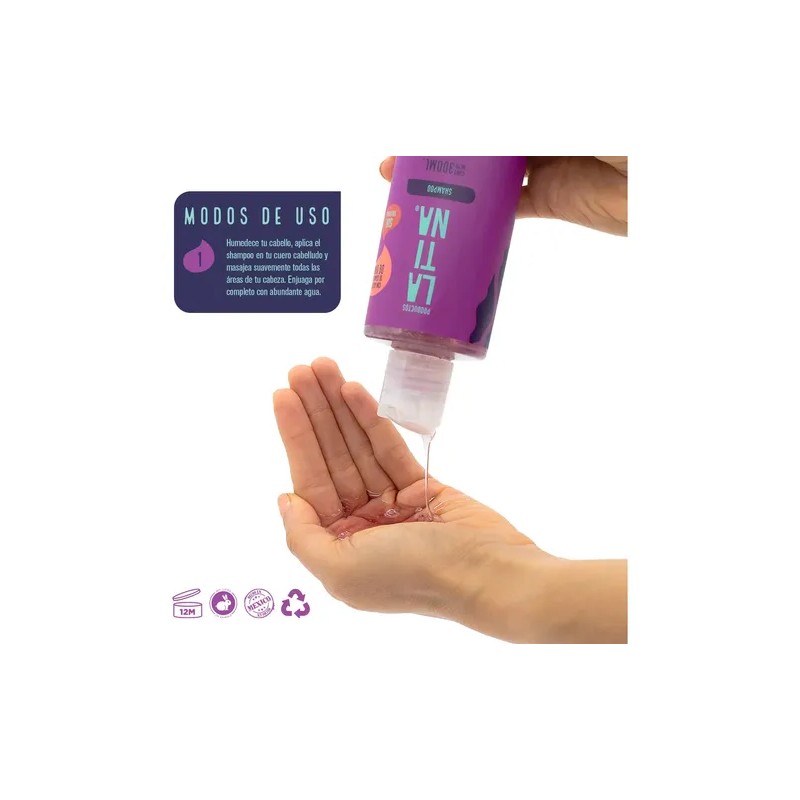 Kit Latina 4 Pzs Shampoo Anti Frizz Activa De Rizos