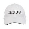 Makoroni - Jesus Hat Adjustable Cap, DesF39 White