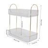 Double Layer Makeup Stand Modern Light Luxury 2 Tier Makeup