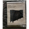 8 Foot Black Log Rack Cover, 96.7” Wide X 23.6”