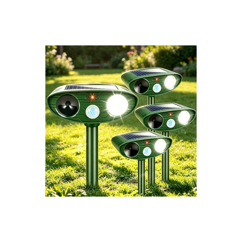 Sonic Fortress Pro Deer Repellent Devices,Sonic Deer Repeller Cat Deterrent