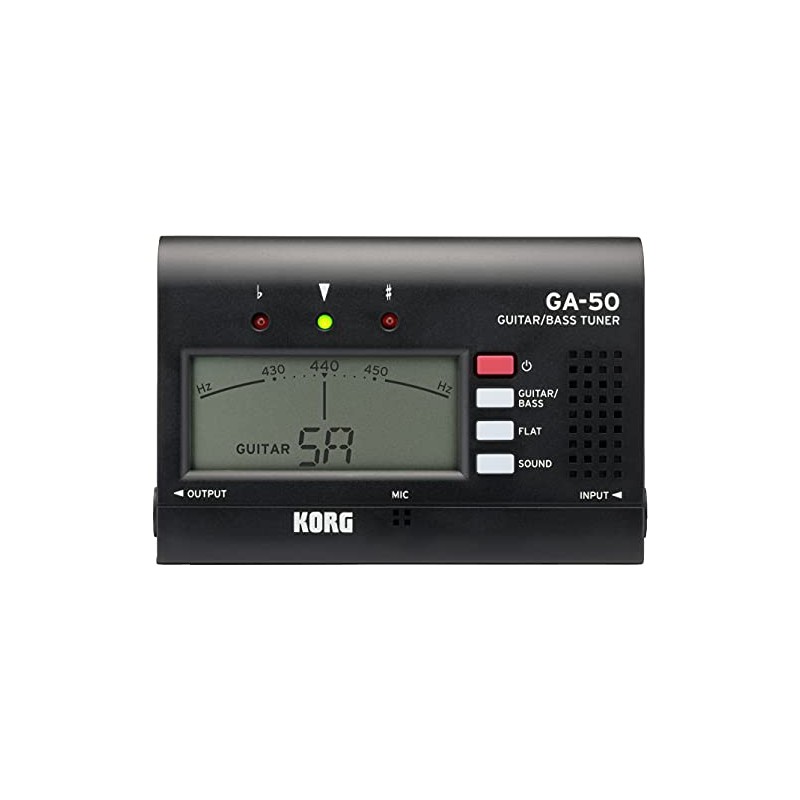 Korg GA-50 Guitar/Bass Tuner w/ Memory Backup and Auto Power-Off