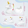 No Hole Bath Toys,Unicorn bath toys for Toddlers 1-3,Soft Unicorn