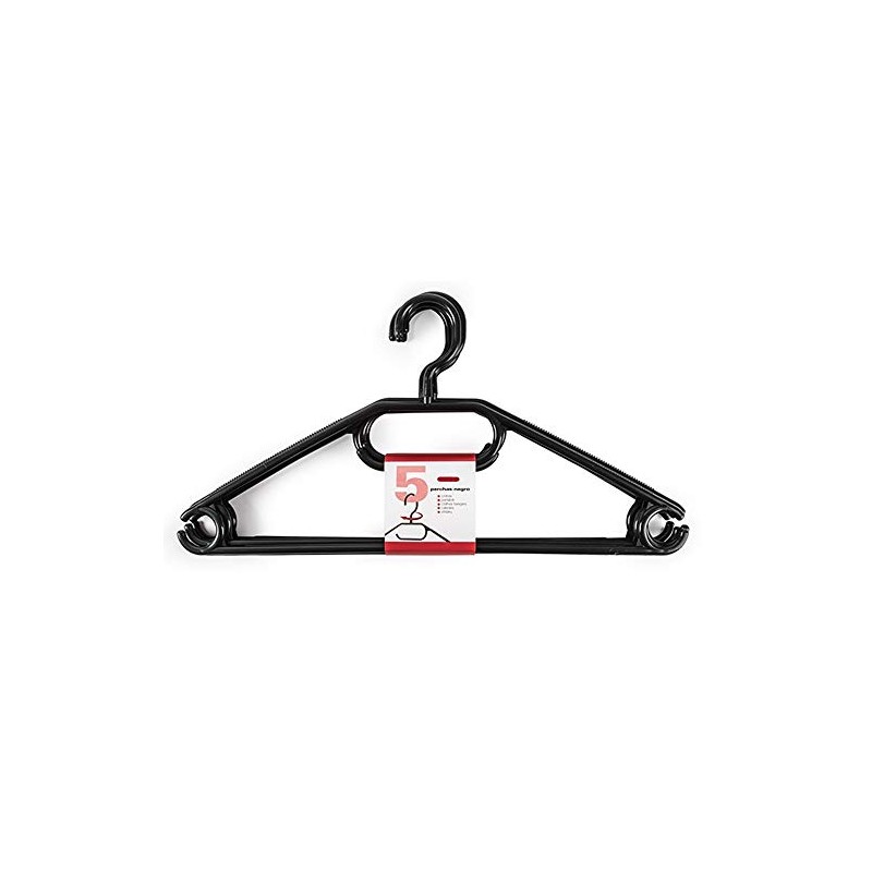 Pack of 5 Clothes Hanger Coat Premium Quality Strong Plastic