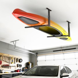WALMANN Ceiling Kayak Storage Rack Garage, Overhead Kayak Hanger(1 Kayak)