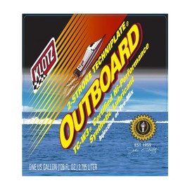 Klotz Outboard TechniPlate Synthetic Premix/Injector Oil for 2-Stroke TC-W3 Marine Engines – 1 Gallon KL-333