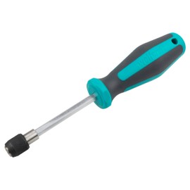 wolfcraft Hand Screwdriver with Bit Socket, Long I 8725000 I For deep-lying screw connections