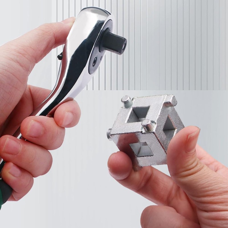 Renjzle Brake Piston Cube Brake Piston Restore Tool for 3/8"