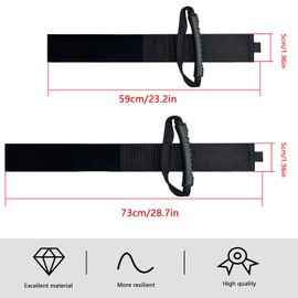 2 Size Heavy Duty Wrap It Storage Straps, Storage Straps for Cables, Hook-and-Loop Storage Straps, Hook and Loop Cord Carrying Strap for Pool Hoses, Garden Hoses, Cables