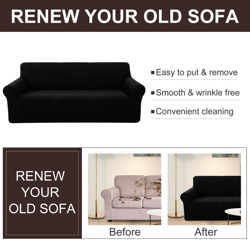 U-NICE HOME Stretch Couch Cover Sofa Cover Sofa Slipcover Furniture
