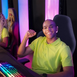 Moorle Gaming Chair Covers, Gaming Chair Covers Stretch 4 Piece, Navy Blue Computer Chair Cover with Armrest and Chair Back Covers for Game Chair Computer Chair Office Chair